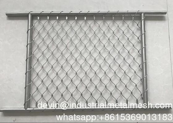 Stainless Steel Zoo Animal Wire Rope Mesh for Birds Aviary Enclosure