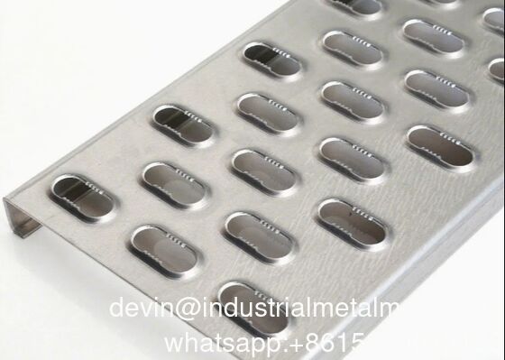 Galvanized Sheet Oval Grip Strut Work Platform Walkway Safety Grating