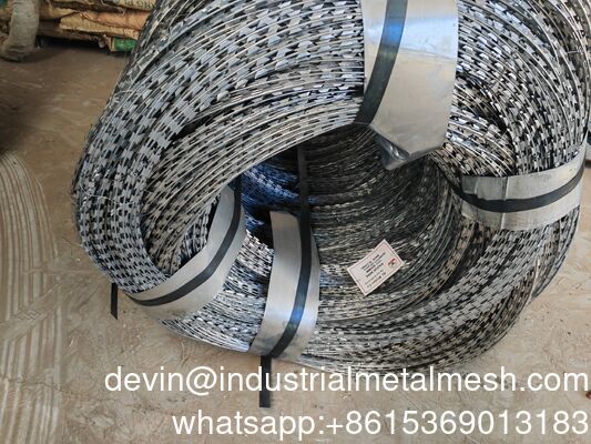 Security Bto-22 Blade Stainless Protective Welded Steel Razor Barbed Wire Mesh Roll