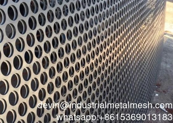 Stainless Steel 304 Round Hole Perforated Metal Wire Mesh