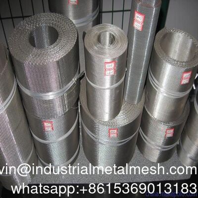 SS304 SS316 Micron Screen Stainless Steel Wire Mesh Filter