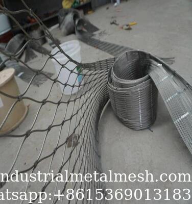 Wholeslae Customized High Strength Stainless Steel Rope Fence Mesh