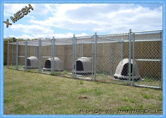 50 X 50 Mm Hole PVC Coated Chain Link Fencing Diamond Wire Netting For MMA Cages/Zoo Mesh/Baseball Fields