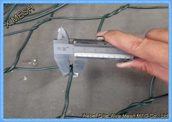 PVC Coated Zinc Aluminum Coating Galvanized Welded Mesh Gabion Barrier Basket for Military