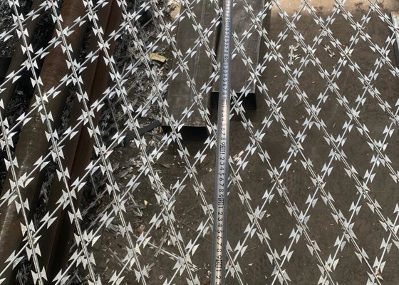 Bto-22 Welded Razor Wire Mesh Is Used In Airports And Military Bases