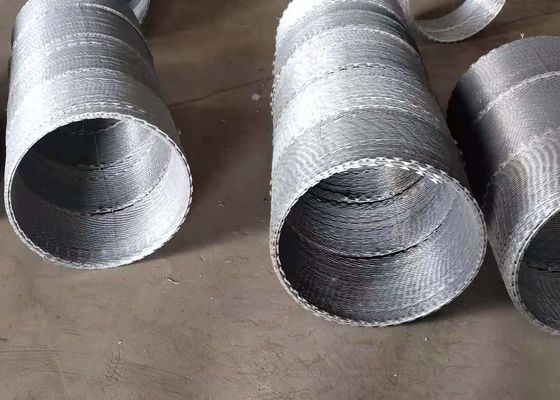 BTO-22 Hot Dipped Galvanized Steel Concertina Razor Wire with Welded Mesh for Security Fencing and Easy Installation