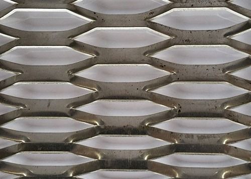 Thickness 1mm Strand Width Expanded Aluminium Mesh 6.3mm Hole